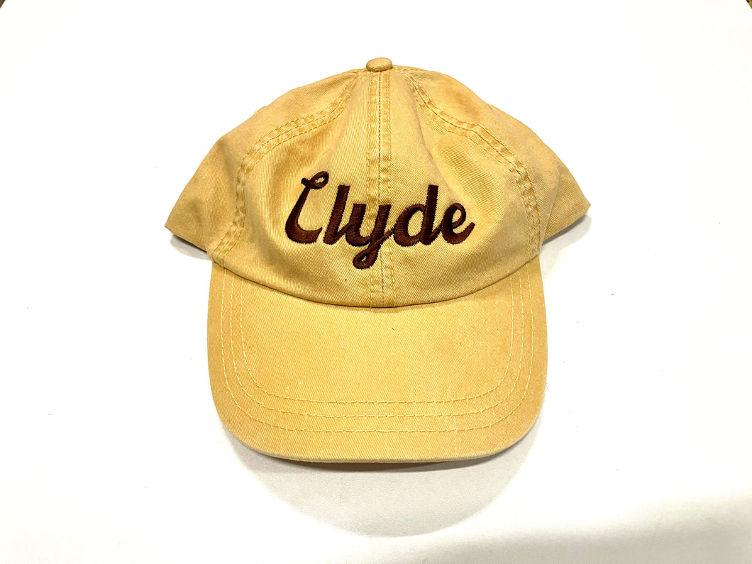 Clyde Cursive Dad Hat