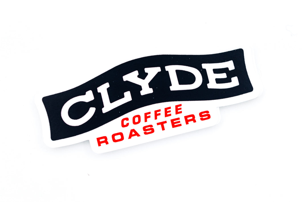 clyde coffee roasters sticker